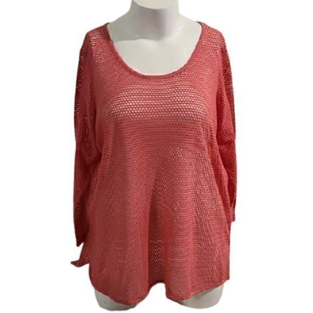 [Roaman's] Scoop Neck Long Sleeve - Size 1X